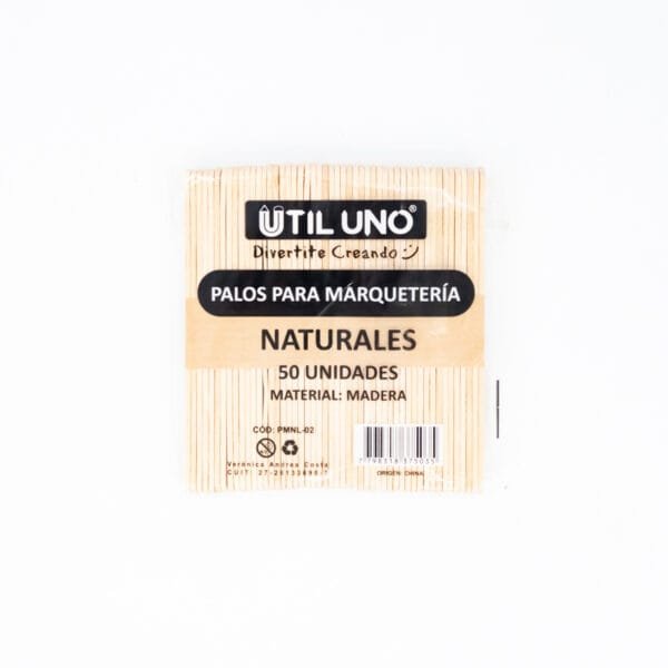PALOS DE MARQUETERIA NATURAL X 50U