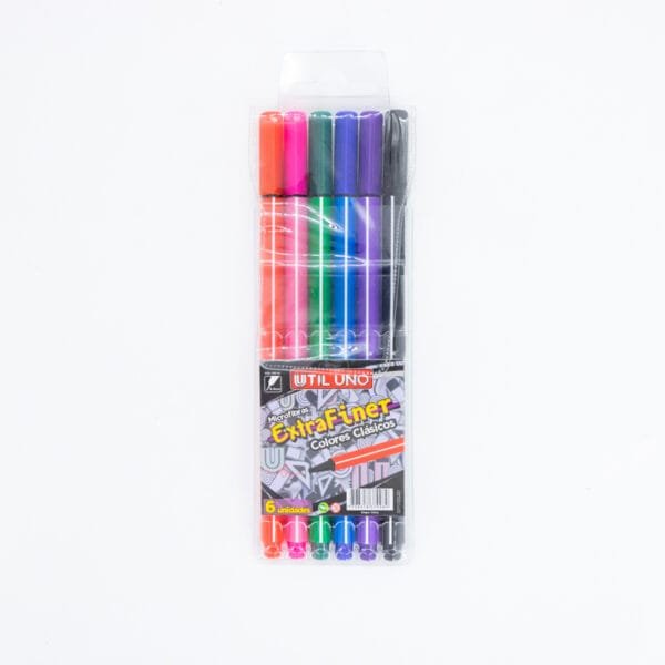 MICROFIBRAS DE COLORES X 6 UND