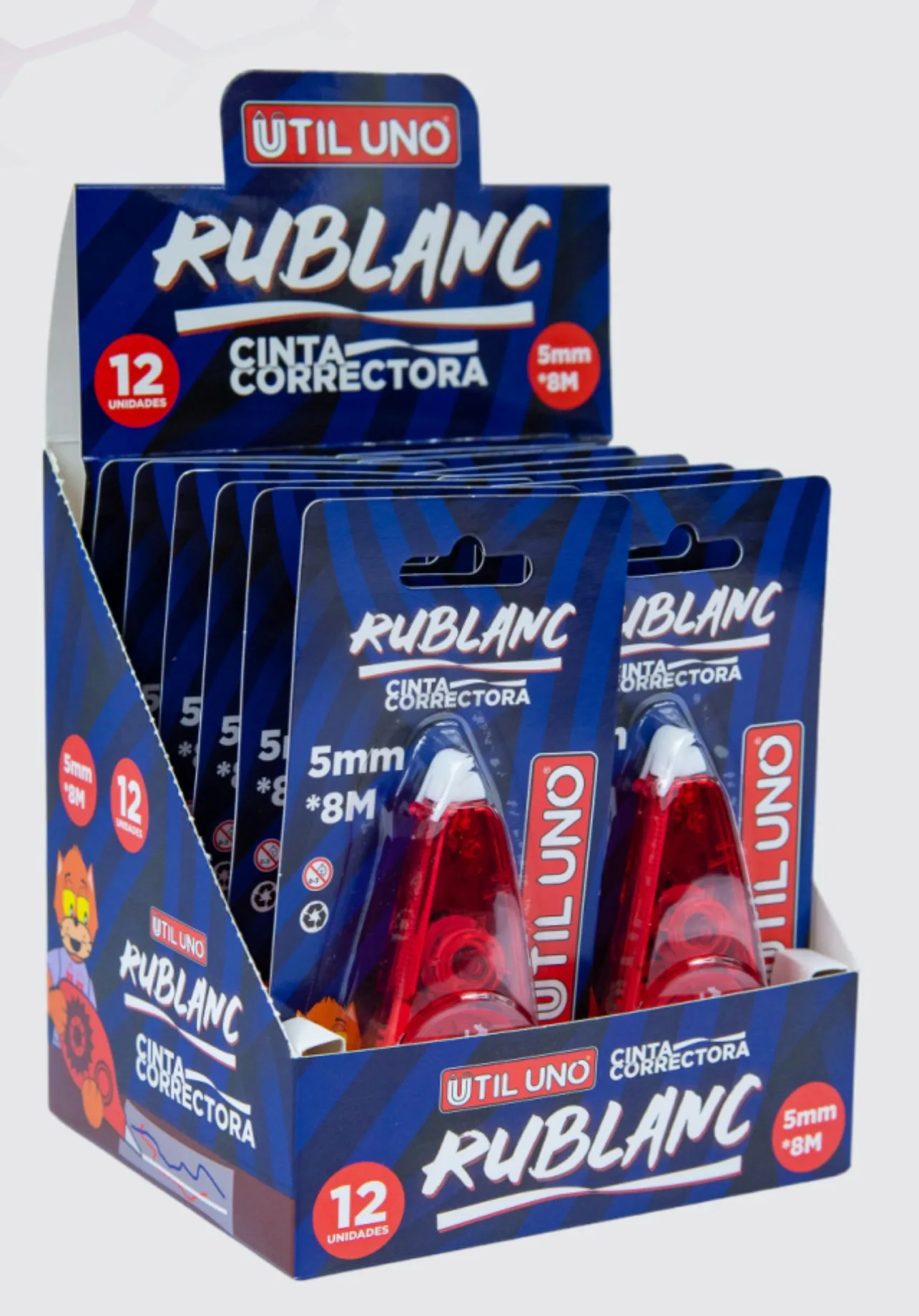 Cinta correctora 5mm x8m RUBLANC - Imagen 3