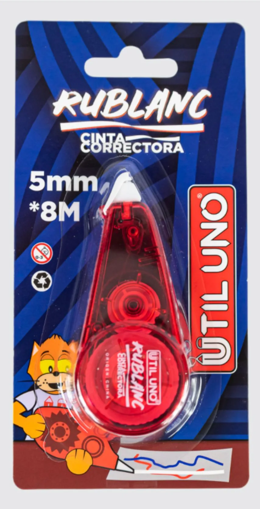 Cinta correctora 5mm x8m RUBLANC - Imagen 2