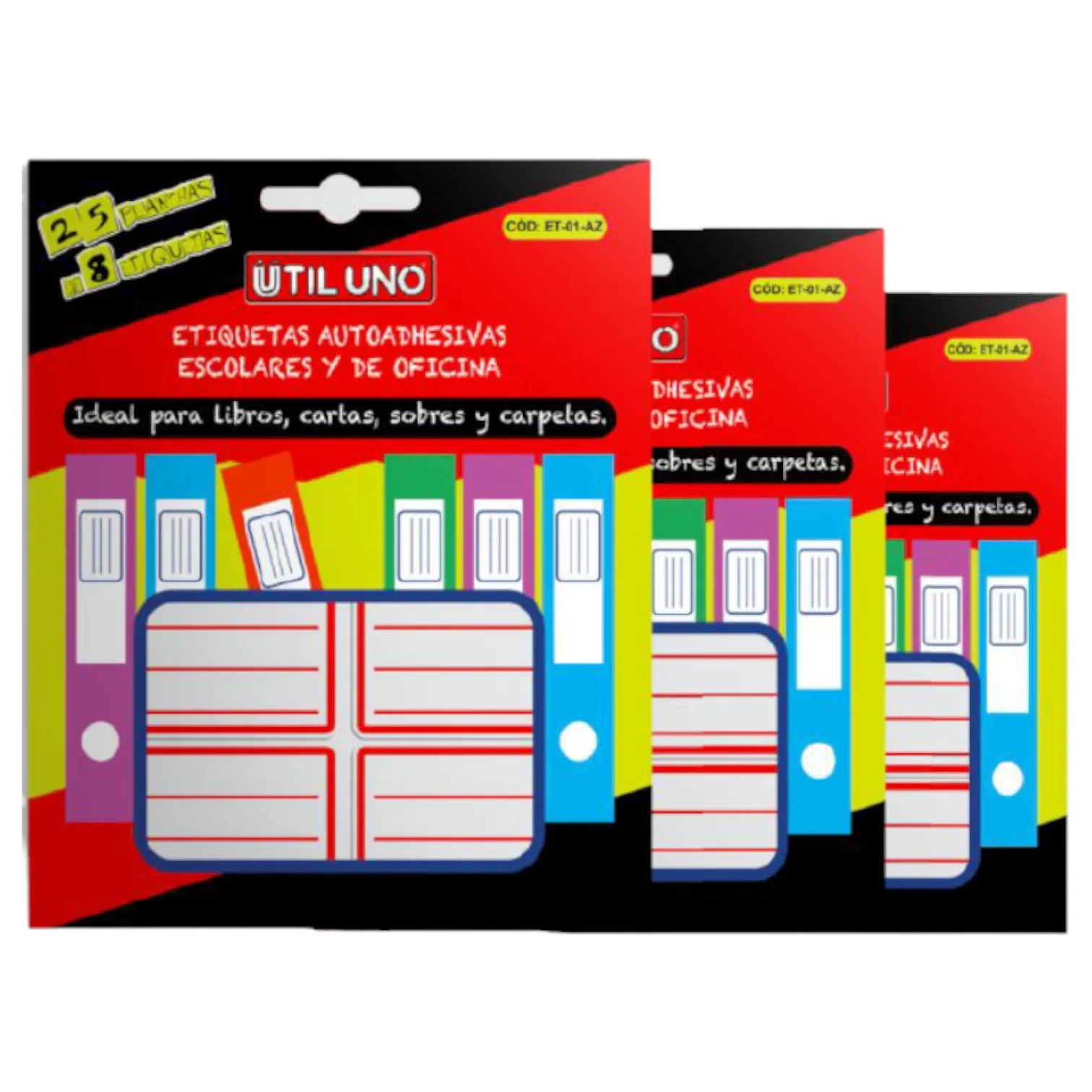 Etiquetas autodhesivas x8und