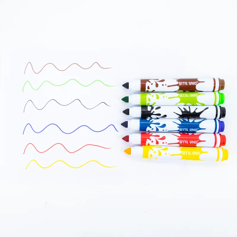 Marcadores de colores clásicos al agua por 6 und - Imagen 2