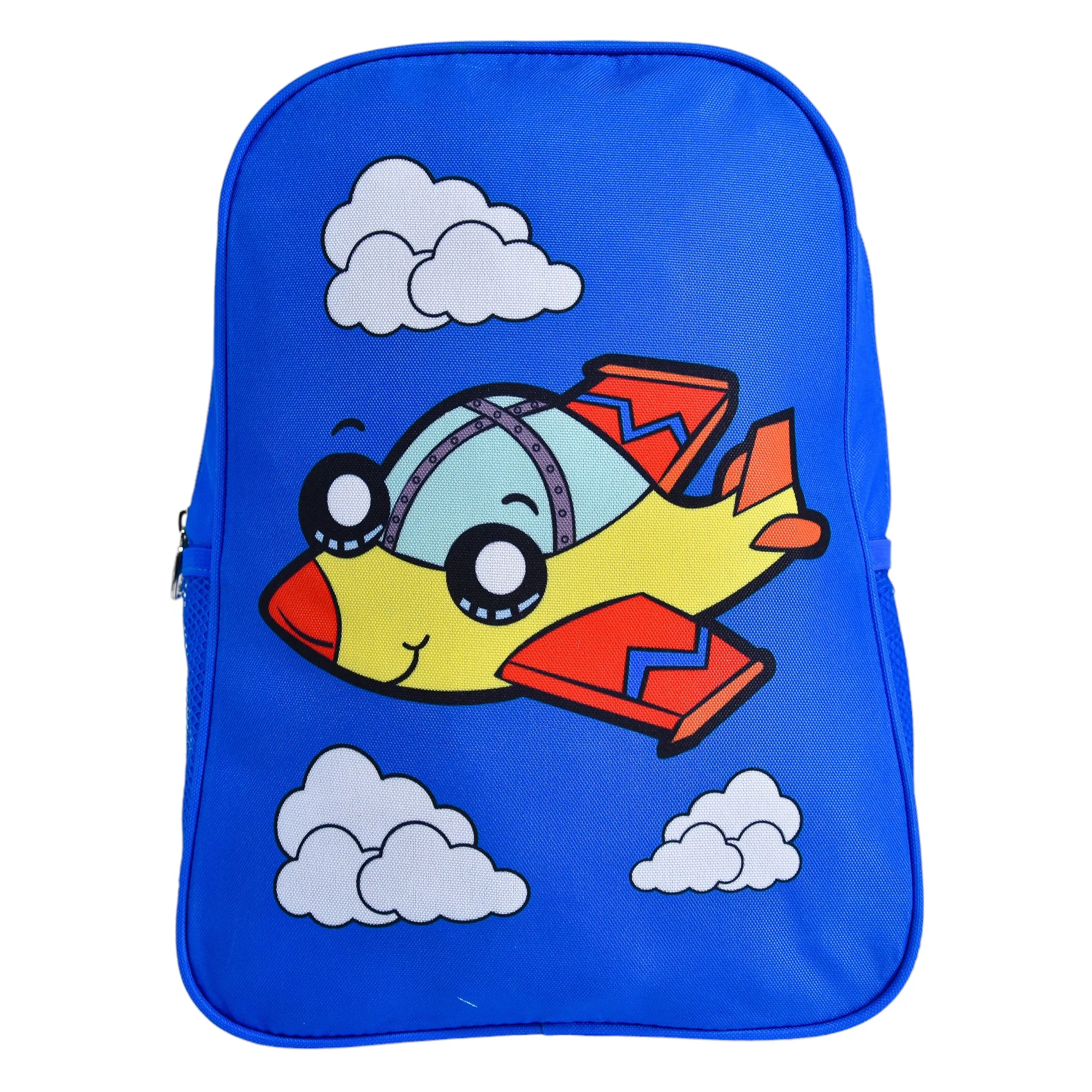 Mochila Infantil de Pvc y Cordura Avión Azul