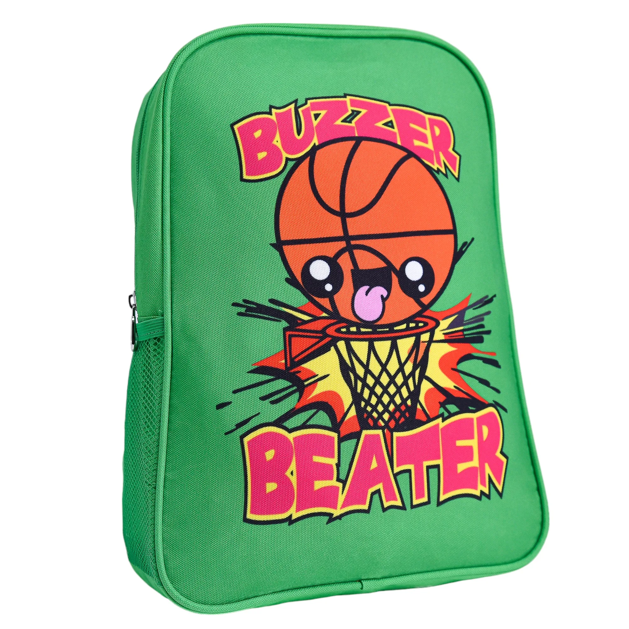Mochila Infantil de Pvc y Cordura Basket Verde - Imagen 2