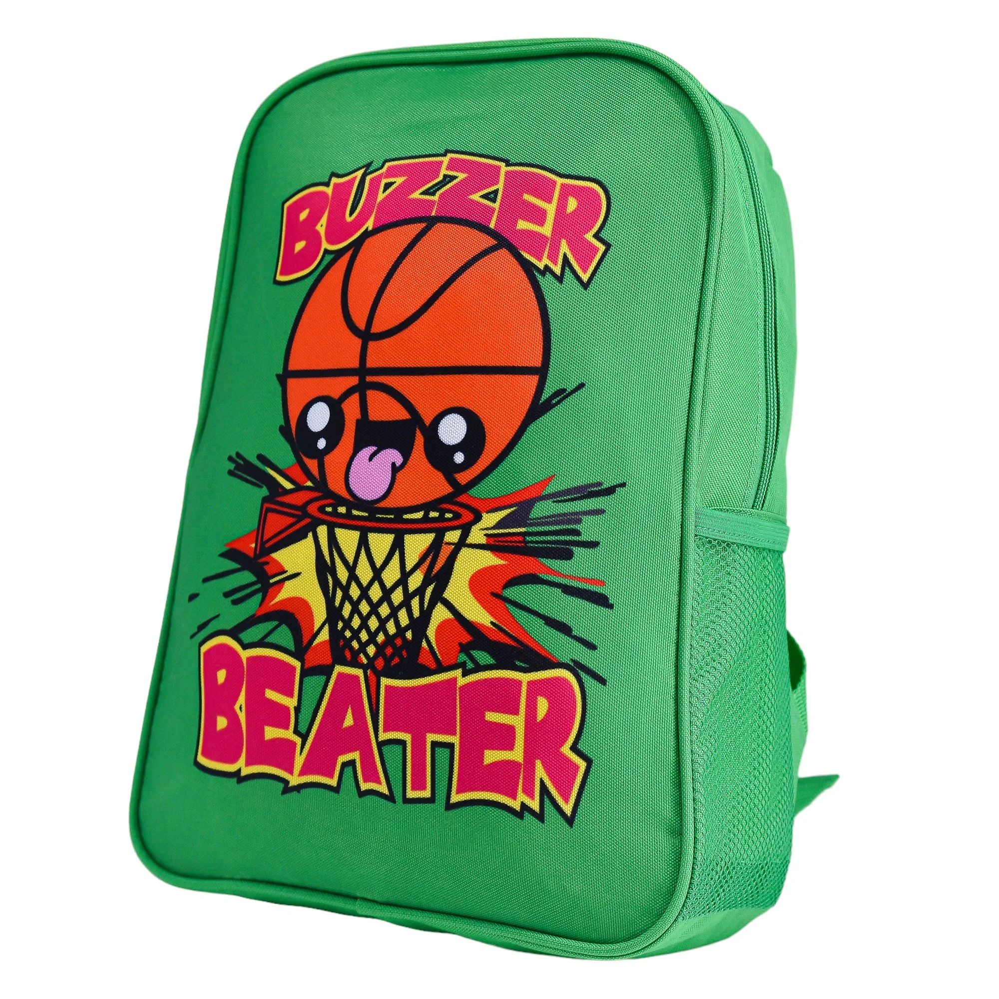 Mochila Infantil de Pvc y Cordura Basket Verde - Imagen 3