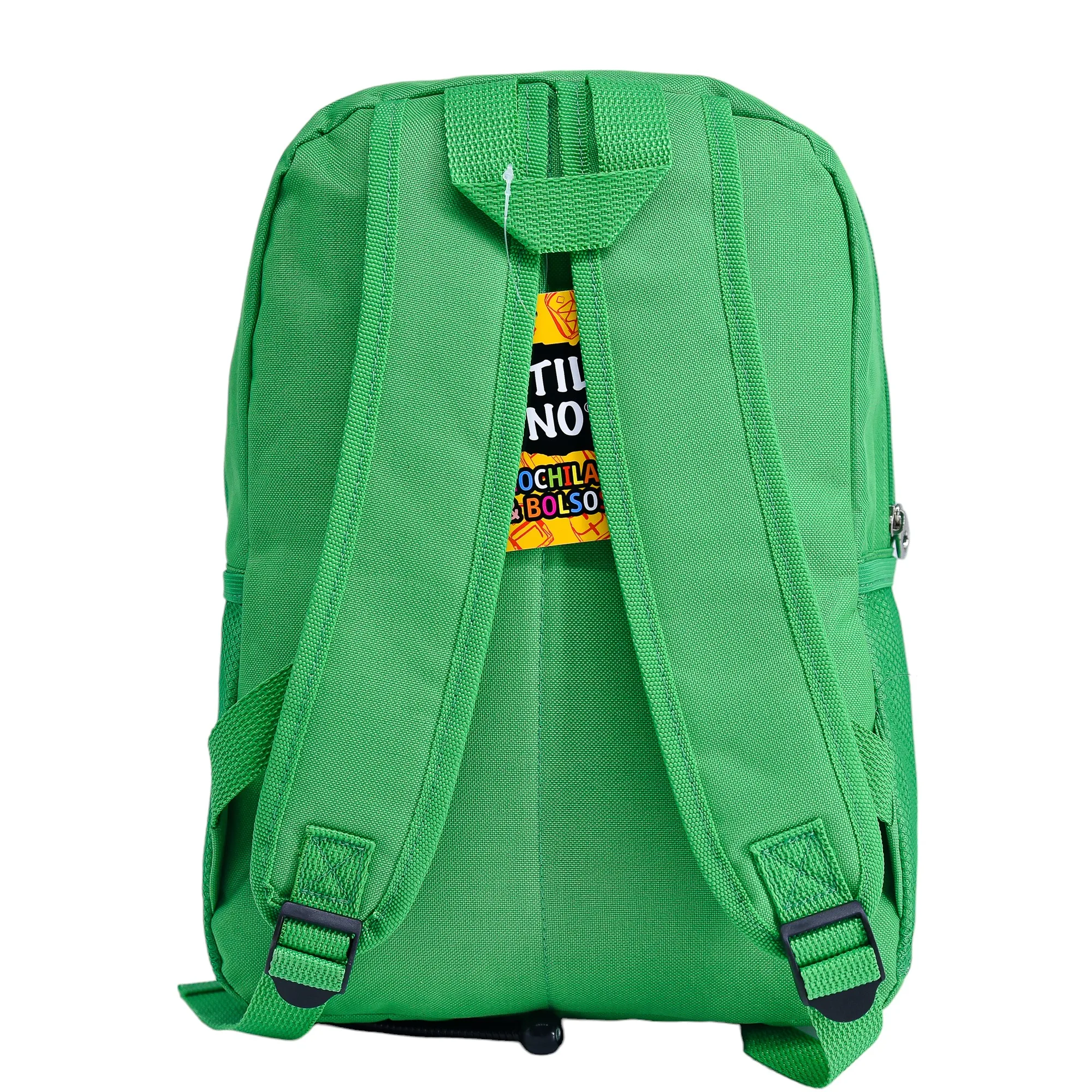 Mochila Infantil de Pvc y Cordura Basket Verde - Imagen 4