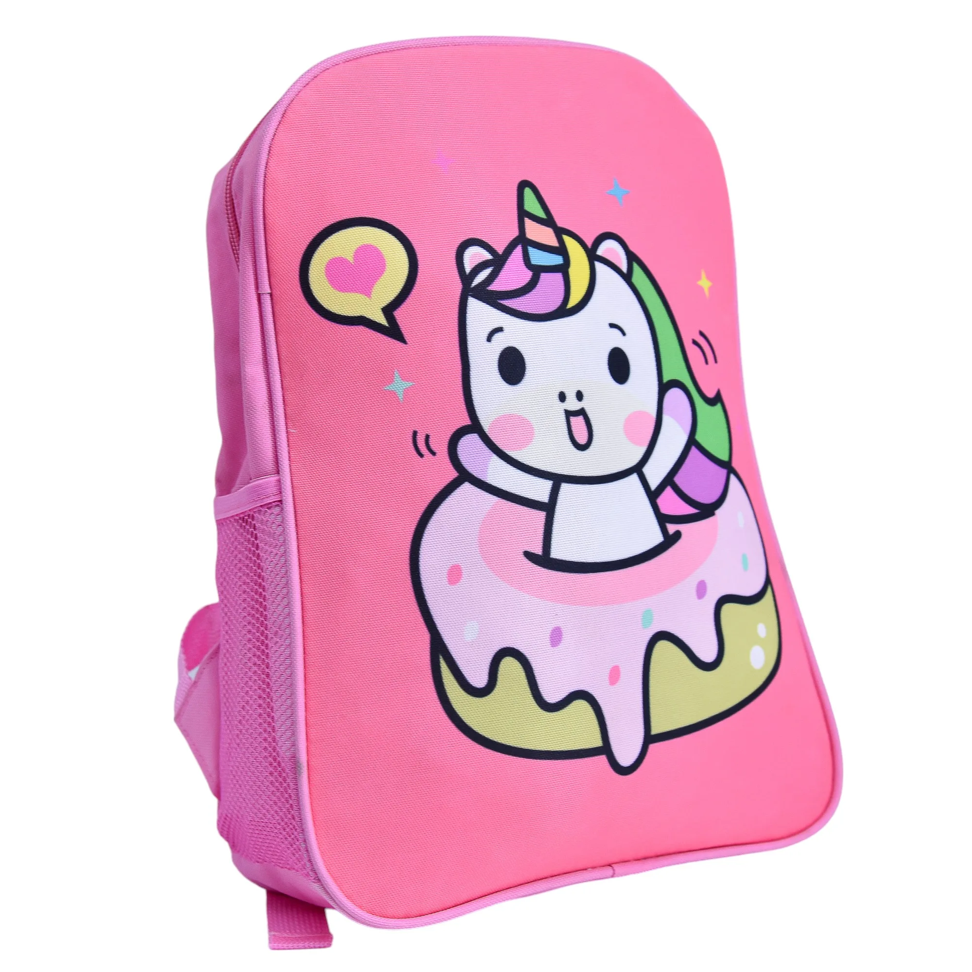 Mochila Infantil de Pvc y Cordura Unicornio Rosa - Imagen 2