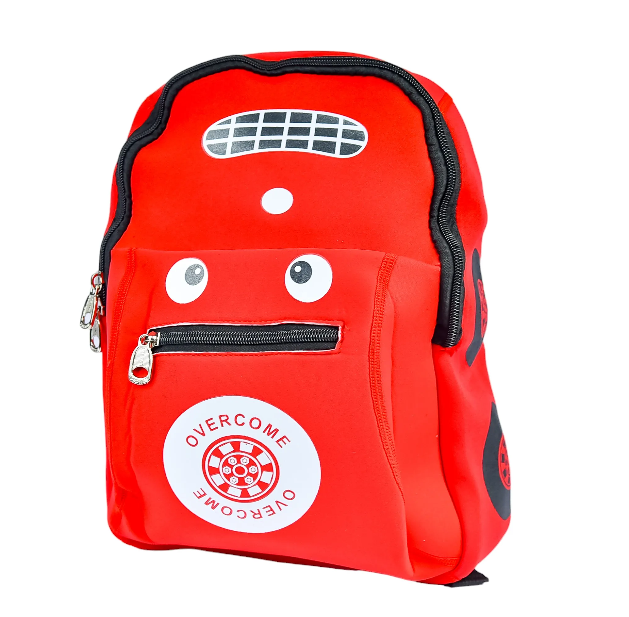 Mochila Infantil Autito de Carreras Rojo 6.8 Litros
