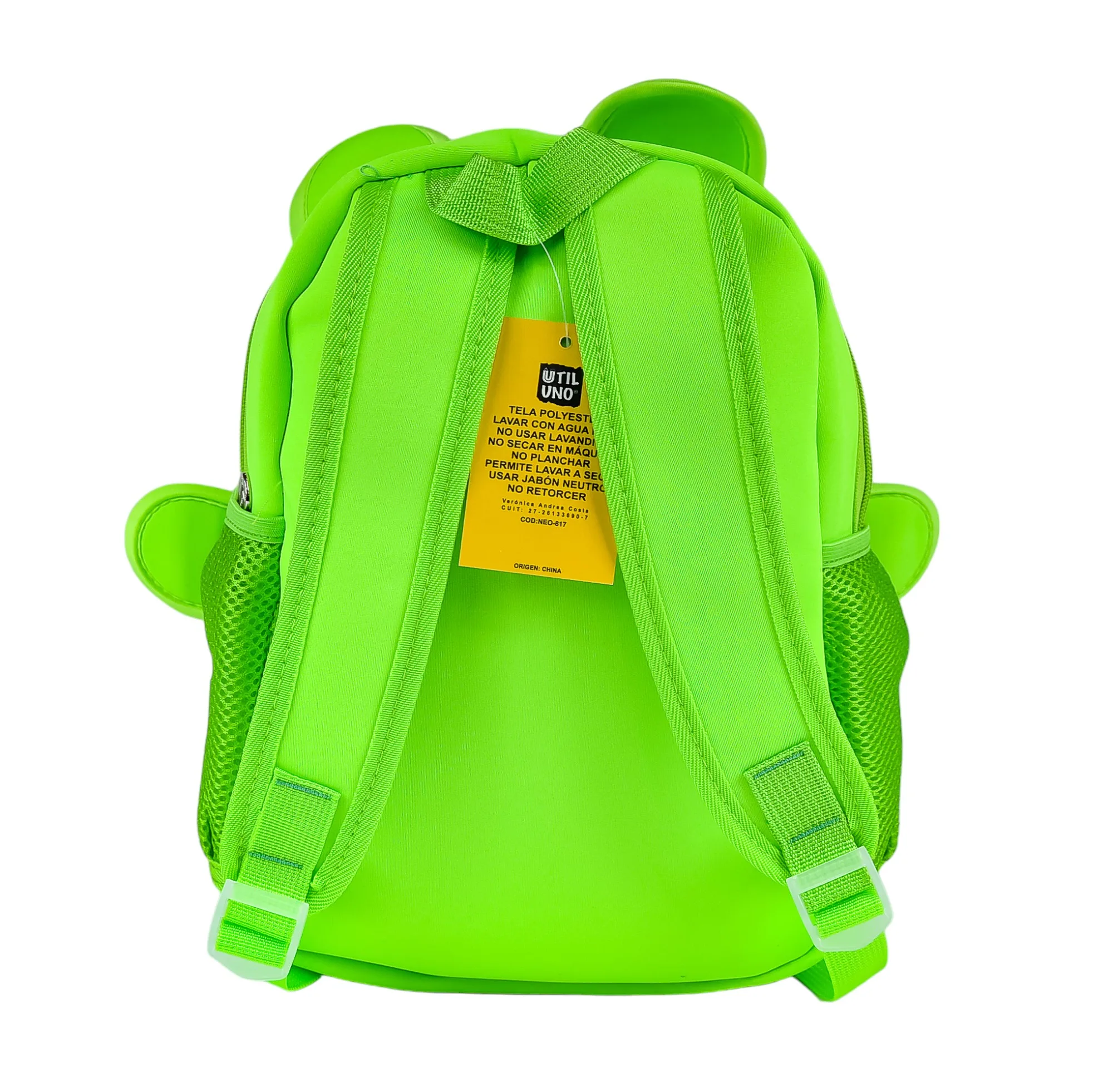 Mochila Infantil Ranita Verde 6.8 Litros - Imagen 2