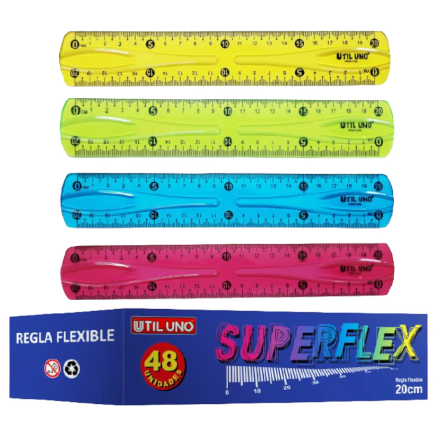 Regla flexible de 20cm