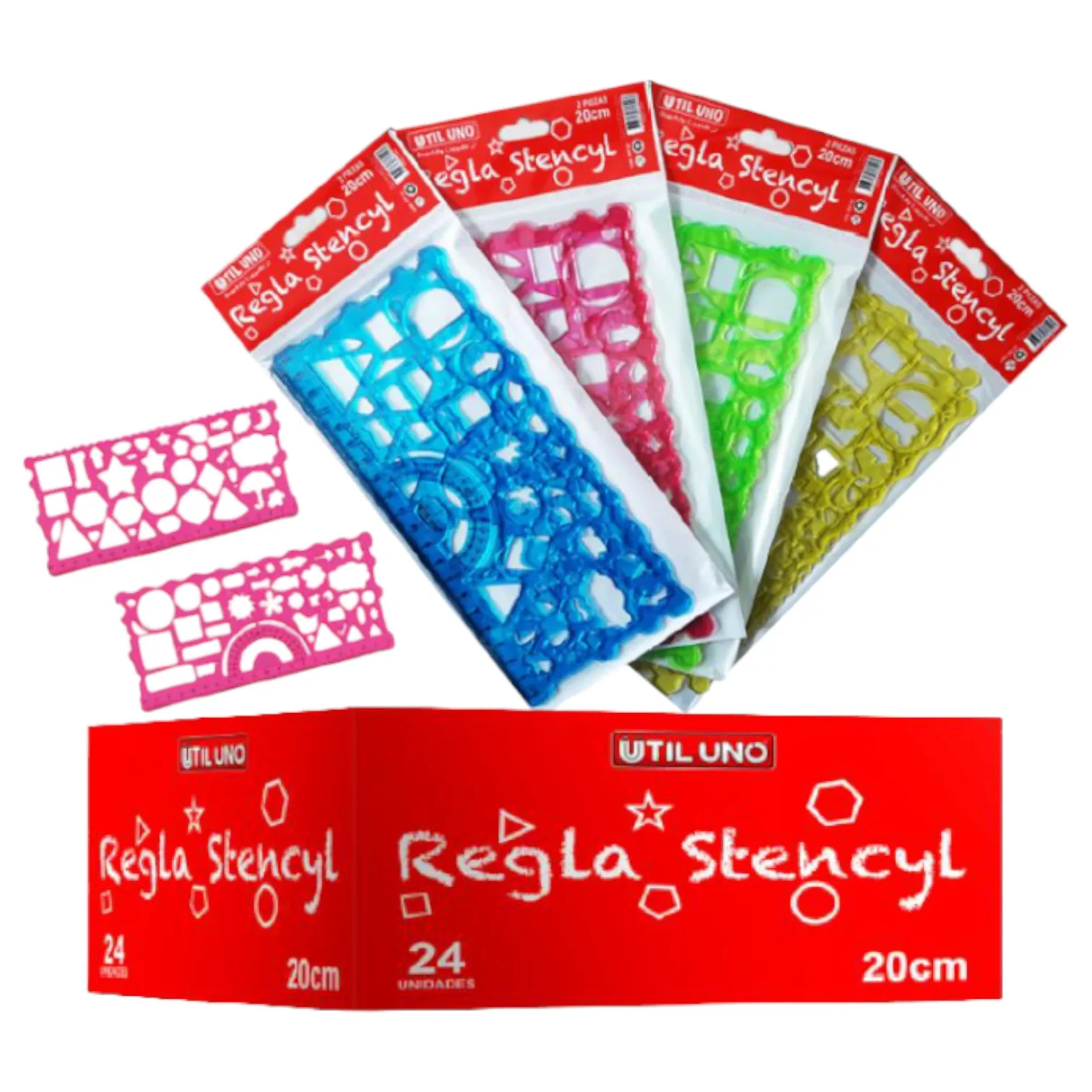 Regla flexible 20cm STENCYL