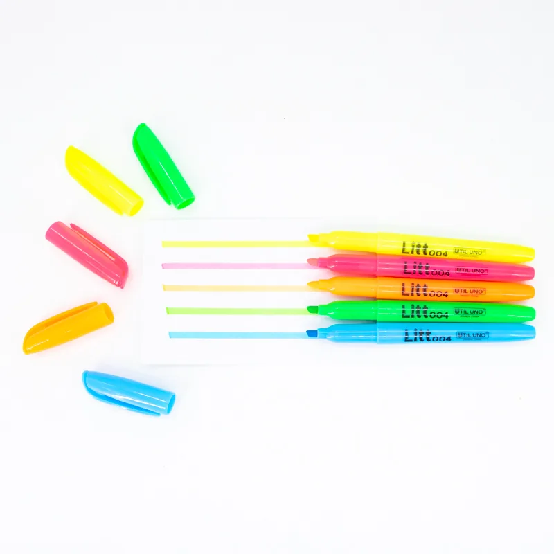 Resaltador fluo punta Biselada x12 und - Imagen 7