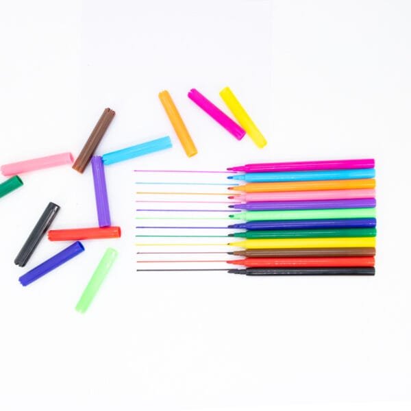 MARCADORES DE COLORES LARGOS CLASICOS X 12 UND - Imagen 2