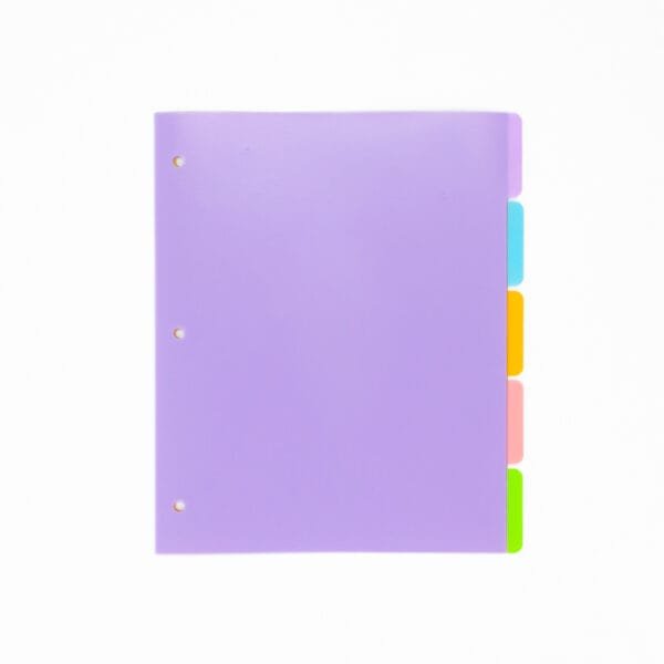 SEPARADOR Nº3 POLIPROPILENO X5 COLORES - Imagen 2