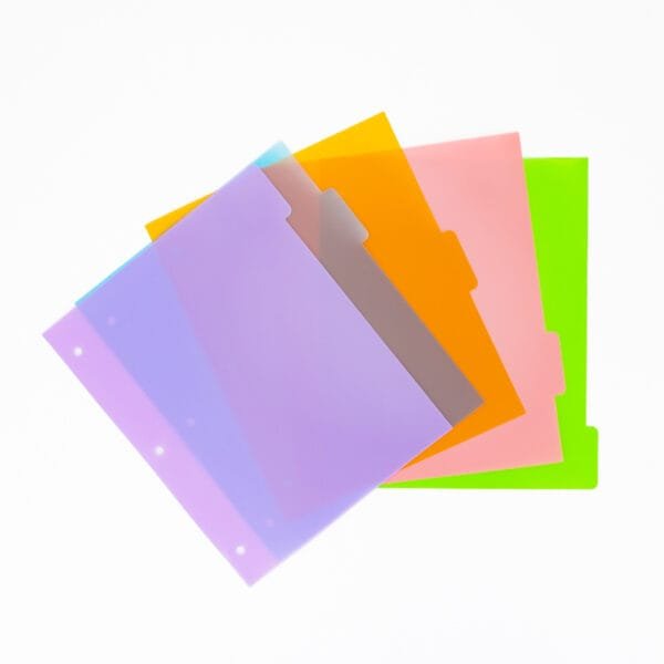 SEPARADOR Nº3 POLIPROPILENO X5 COLORES
