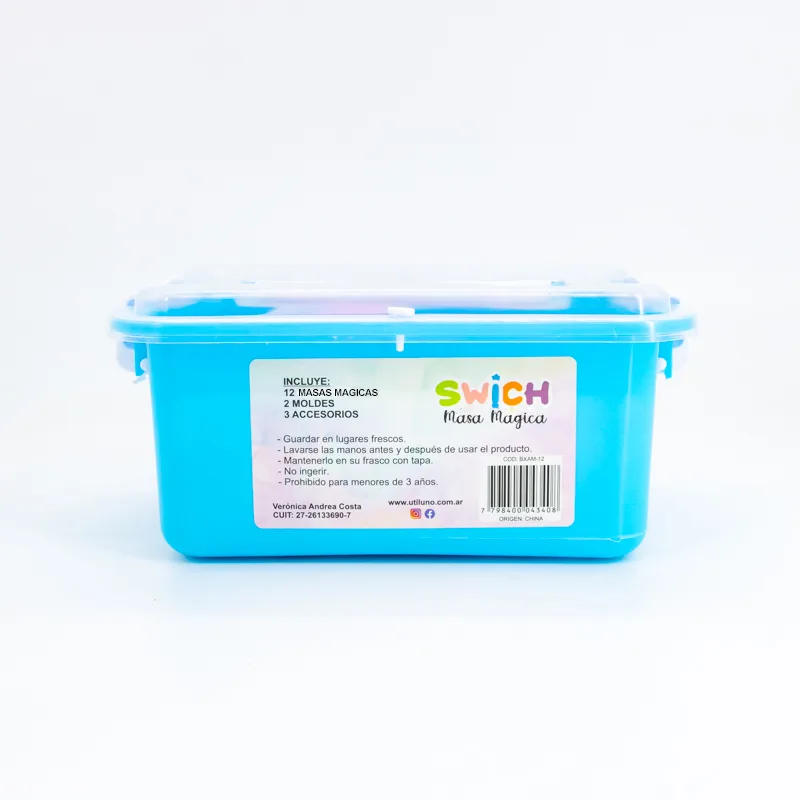 Set de Masa Mágica Swich – 12 Colores con Accesorios - Imagen 4